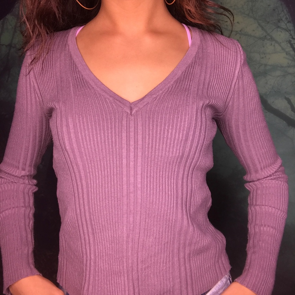 Ribbed Long Sleeve Shirt